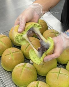 Bánh mì mochi đậu đỏ