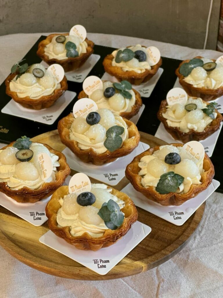 Tart trà lài nhãn