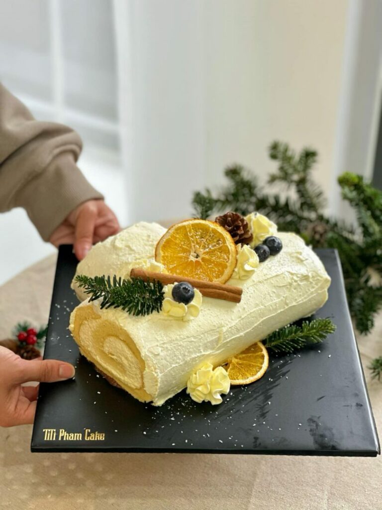 Yule Log Cake