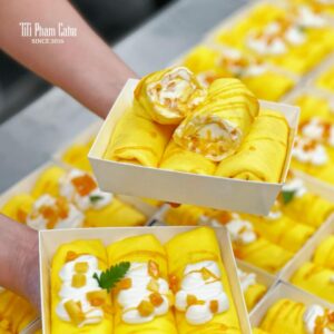 Crepe xoài - Mềm mịn, núng nính